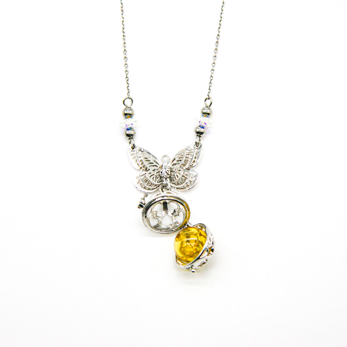 Butterfly Aroma Necklace | Diffusing on the go | Birthday Gift