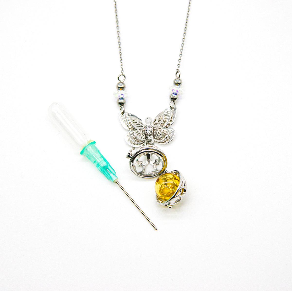 Butterfly Aroma Necklace | Diffusing on the go | Birthday Gift