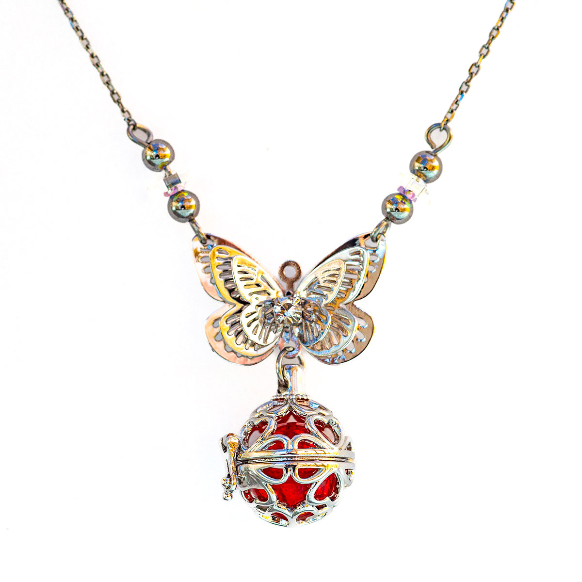 Butterfly Aroma Necklace | Diffusing on the go | Birthday Gift