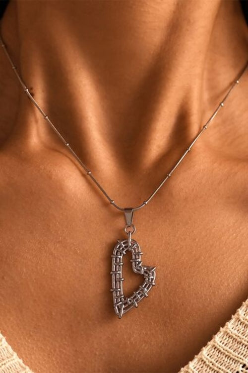 Stainless Earrings and Necklace Set